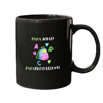 Discover Autism Puzzle Para What Paraprofessional School Teacher Assistant Mugs