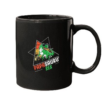 Discover Dinosaur Pet Papasaurus rexs Fathers Day Papa Mugs