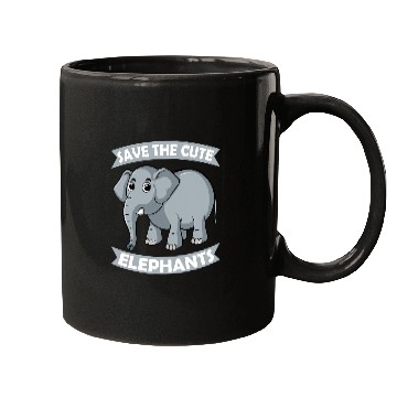 Discover Elephant Mammal Save the Cute Elephants Zoo Circus Elephant conservative Mugs
