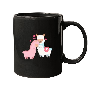 Discover Llama Pet Couples Gift Wedding Anniversary Valentines Him Her Mugs