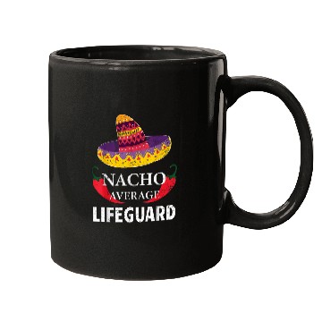 Discover Nacho Average Lifeguard Cinco De Mayo Sombrero Funny 2 Mugs