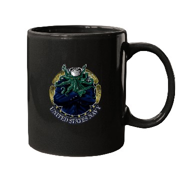 Discover Squid Pet Navy Mugs