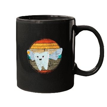 Discover Retro Tooth Fairy Dental Assistant Mugs