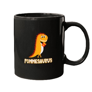 Discover Dinosaur Pet Pommesaurus Dinosaur French Fries Lovers Mugs