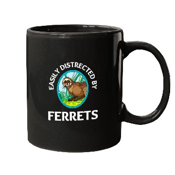 Discover Ferret Pet Weasel Pet Rodent Animal Vateranian 2 Mugs