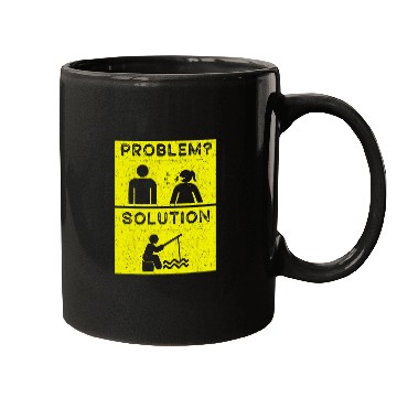 Discover Fishing Fun problems and solution design funny fishermen Mugs