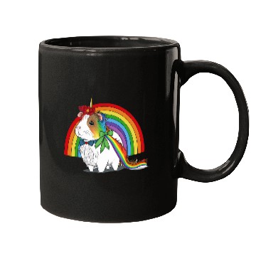 Discover Guinea Pig Pet Rainbow Unicorn Guinea Pig Mugs