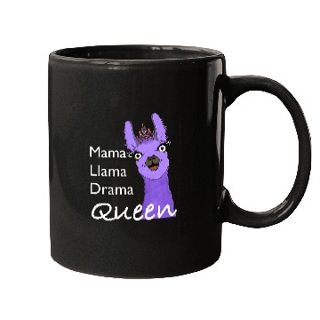 Discover Llama Pet design mama llama drama queen Mugs