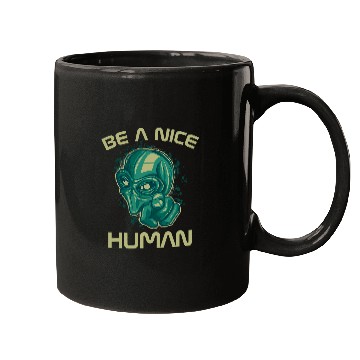 Discover Aliens UFO UFO Be A Nice Human Cool Mugs