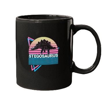 Discover Dinosaur Pet Stegosaurus Dinosaur Retro Mugs