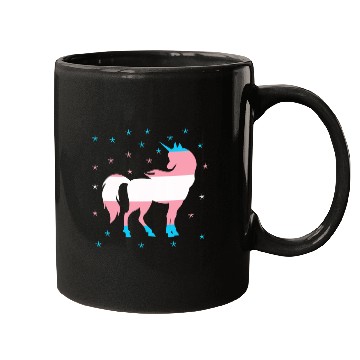 Discover Unicorn Pet Transgender Pride Flag Unicorn Transgender Mugs