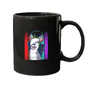 Discover Llama Pet  Funny Cute Style Alpaca Graphic Plus Size Mugs