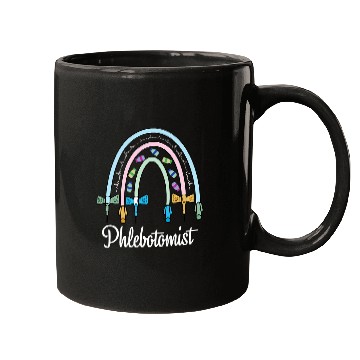 Discover nurses Job Phlebotomist Butterflies Needle Rainbow Phlebotomy nurses Mugs