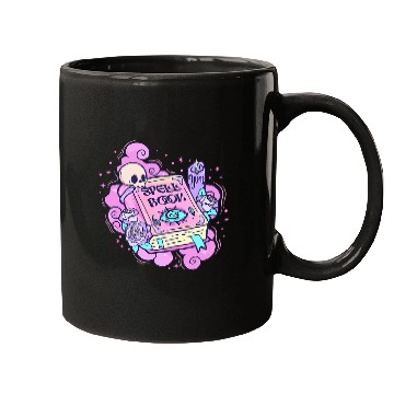 Discover Book Fun Cute Spell Book Funny Halloween Graphic For Women and Girls Mugs
