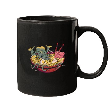 Discover Octopus Pet Ramen Cthulhu Mugs