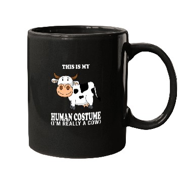 Discover Cow Pet This Is My Human Costume Im Really A Cow Funny Party Squad Mugs