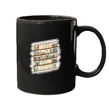 Discover Book Fun I Have No Shelf Control Bleached Librarian Mugs