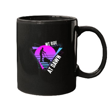 Discover Lawn Mower Fun We Ride At Dawn Vaporwave Lawn Mower Gardening Gardener Mugs