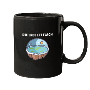 Discover Flat Earth Map Model Flat Earth Society Mugs