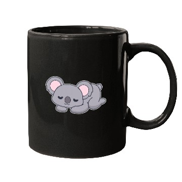 Discover Koala Pet Cute Bored Koala Relaxing Kawaii Graphic Mugs