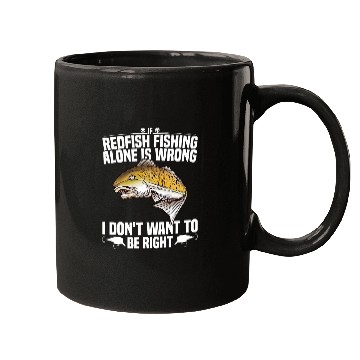 Discover Fishing Fun Redfish Fisherman Accessories Rod Lure Redfish Fishing Mugs