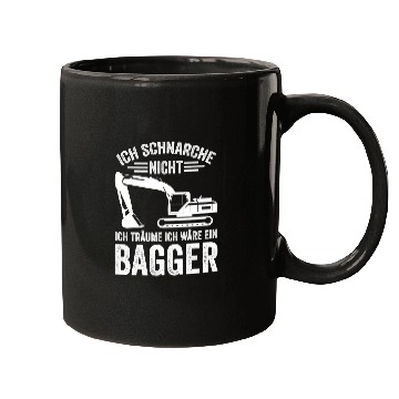 Discover Excavator Fun Construction Site Digger Driver Construction Worker Funny Mugs