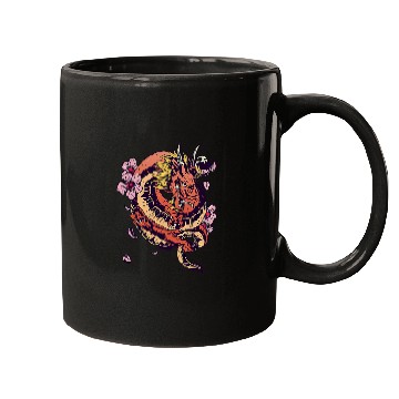 Discover Dragon Pet Japanese Dragon Creature Mythological Mugs