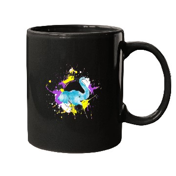 Discover Elephant Mammal LGBT Agender Elephant Nonbinary Flag Pride Month Non Binary Mugs