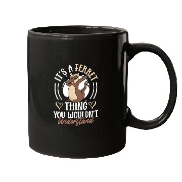 Discover Ferret Pet Animal Weasel Mustelid Pet Spirit Animal Whisperer Mugs
