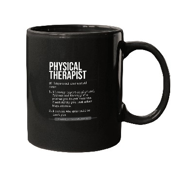 Discover Physical Therapy Training Definitions for Physiotherapists Mugs
