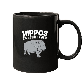 Discover Hippo Pet Hippos Are My Spirit Animal Mugs