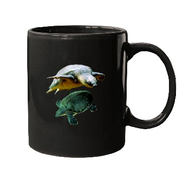 Discover Turtle Pet Australian Fly River Turtle Pig Nosed Turtle Lovers Mugs