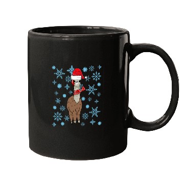 Discover Llama Pet Winter Snow Mugs