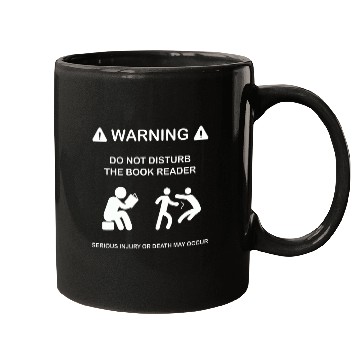 Discover Book Fun Do Not Disturb Funny Book Mugs