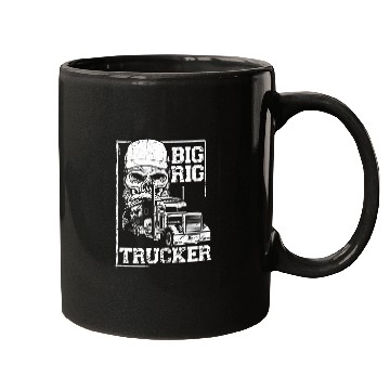 Discover Truck Fun Driver vintages Big Rig Trucker Mugs