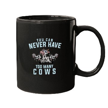 Discover Cow Pet Funny Farm Animal Lover You Can Never Have Too Many Cows Mugs