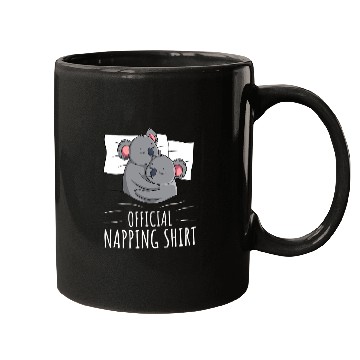 Discover Koala Pet Sleeping Koala Lover Official Napping Mugs