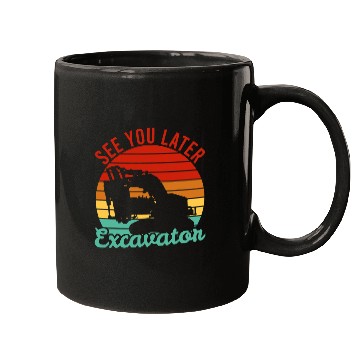 Discover Excavator Fun Dig Construction Construction Dig Heavy Mugs