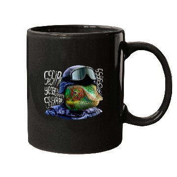 Discover Chameleon Pet Lieutenant Chameleon Hiss Mugs