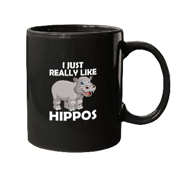 Discover Hippo Pet I Just Really Like Hippos hippopotamus mammal Mugs