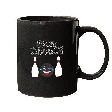 Discover Sport Bowling Split happens hilarious bowling graphic design Mugs