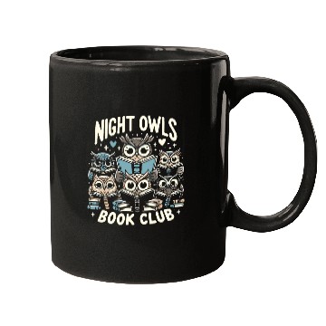 Discover Book Fun Literary Bird Funny Reading Owl Mugs