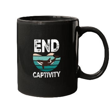 Discover Whale Pet End Captivity Orca Sea Mamal Lover Mugs