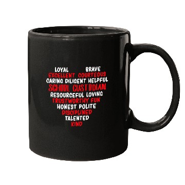 Discover Janitor School Custodian Mugs