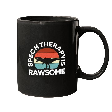 Discover Dinosaur Pet SLP Therapy Dinosaur Rawsome Speech Language Pathologist Mugs