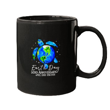 Discover Turtle Pet Earth Day 53rd Anniversary Mugs
