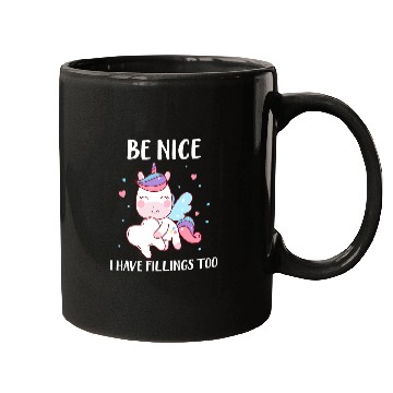 Discover Unicorn Pet Be Nice I Have Fillings Too Unicorn Tooth Fairy With Tooth Mugs