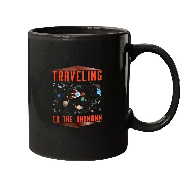 Discover Astronaut Job Space Traveling Galaxy Solar System Space Colonization Mugs