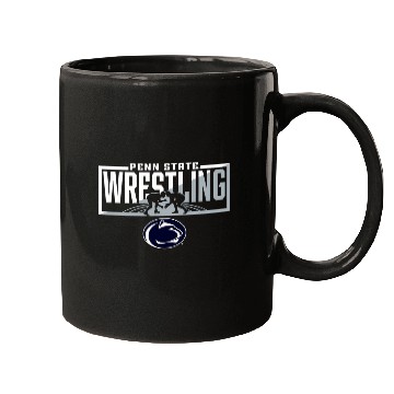 Discover Sport Wrestling Penn State Nittany Lions Wrestling Match Dark Heather Mugs