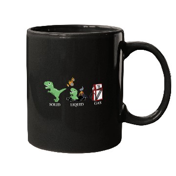 Discover Dinosaur Pet Solid Liquid Gas Dinosaur Back to school Mugs